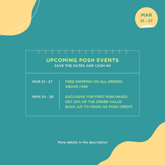 Other - Save the dates and Cash - In!
